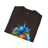 Vibrant Citrus Artwork Unisex Softstyle T-Shirt, Casual Wear