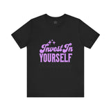 Invest In Yourself Unisex T-Shirt, Motivational Tee, Casual Wear, Self-Care Shirt