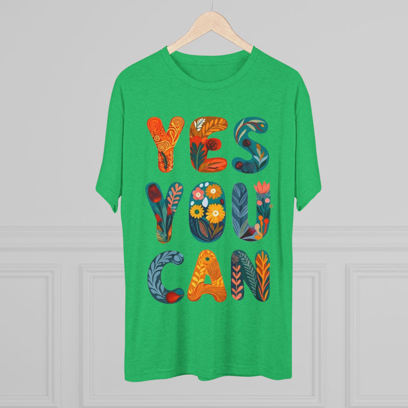 Positive Affirmation Tee, Yes You Can Shirt, Inspirational Crewneck, Motivational Gift