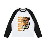 Color-Blocked Raglan Long-Sleeve T-Shirt