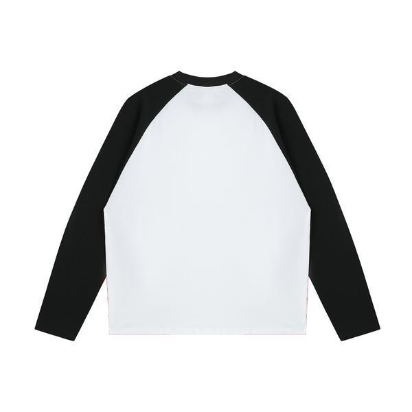 Color-Blocked Raglan Long-Sleeve T-Shirt