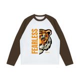 Color-Blocked Raglan Long-Sleeve T-Shirt