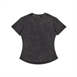 Vintage Washed Bodycon Cotton T-Shirt