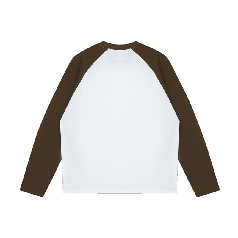 Color-Blocked Raglan Long-Sleeve T-Shirt