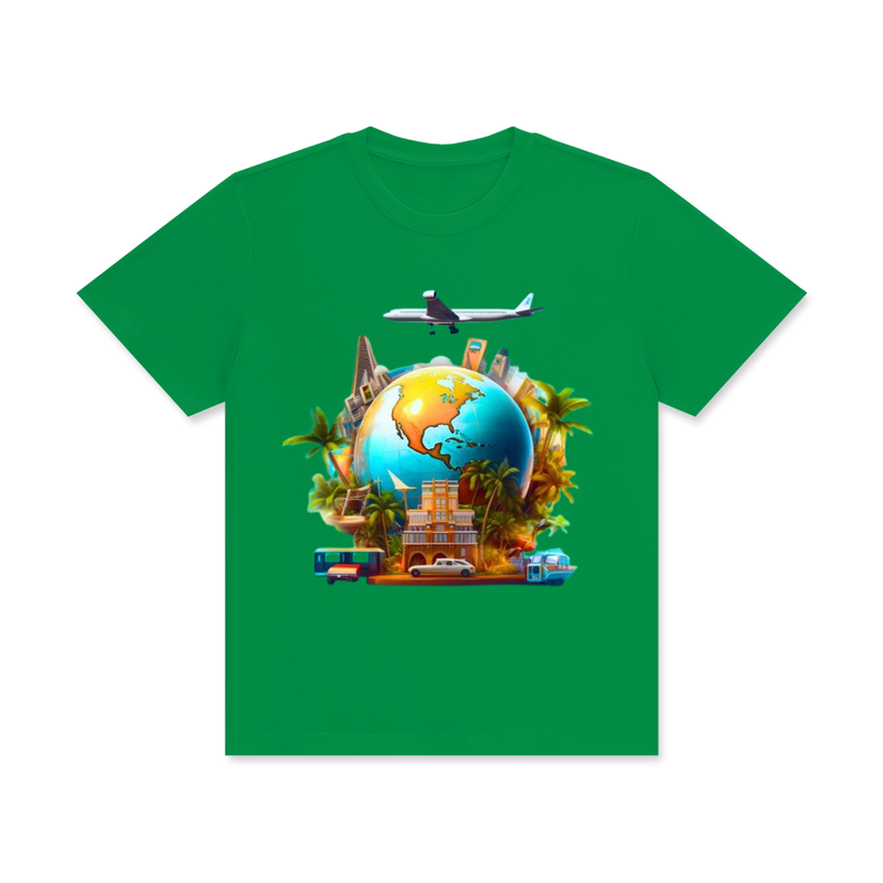 Unisex Classic Crew Neck Cotton T-Shirt