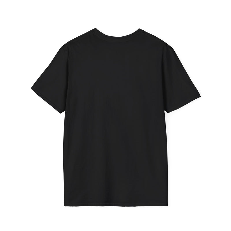 Black plain unisex T-shirt from Printify, perfect base for an inspirational quote t-shirt design