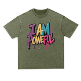 Snow Washed Heavyweight Oversize T-Shirt