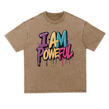 Snow Washed Heavyweight Oversize T-Shirt