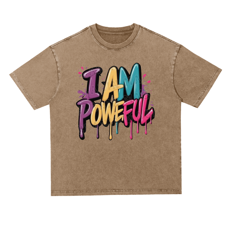 Snow Washed Heavyweight Oversize T-Shirt